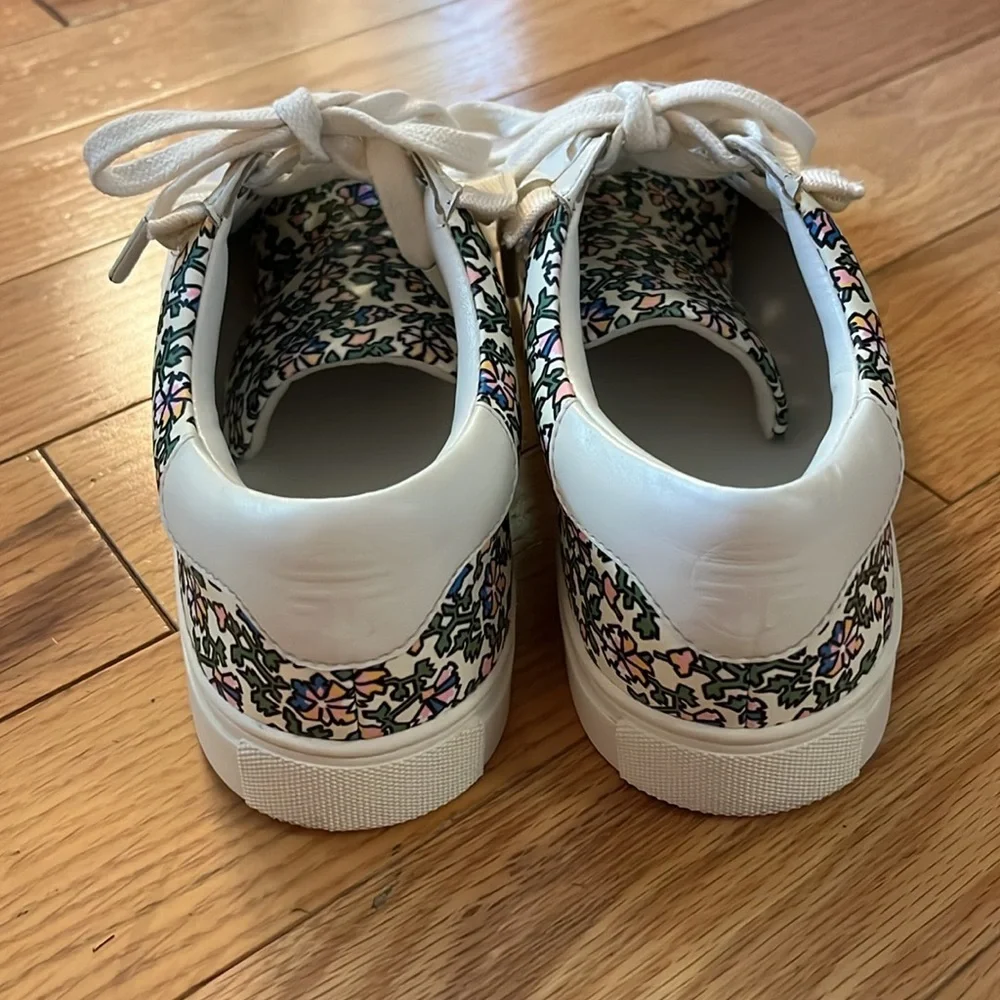 Tory burch Tory Sport floral Ruffle Leather Sneakers shoes